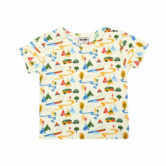 Oversize Tee - Happy Camping