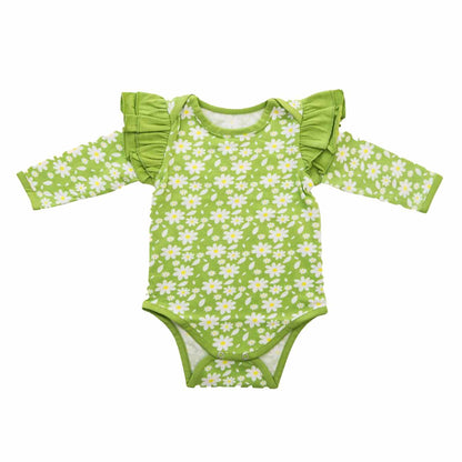 Ruffle Full Sleeve Bodysuit - Breezy Daisy