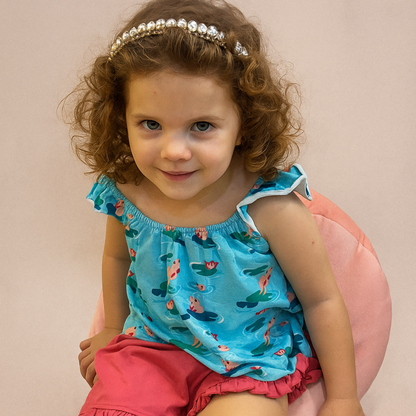 Frill top - Frog & Lotus