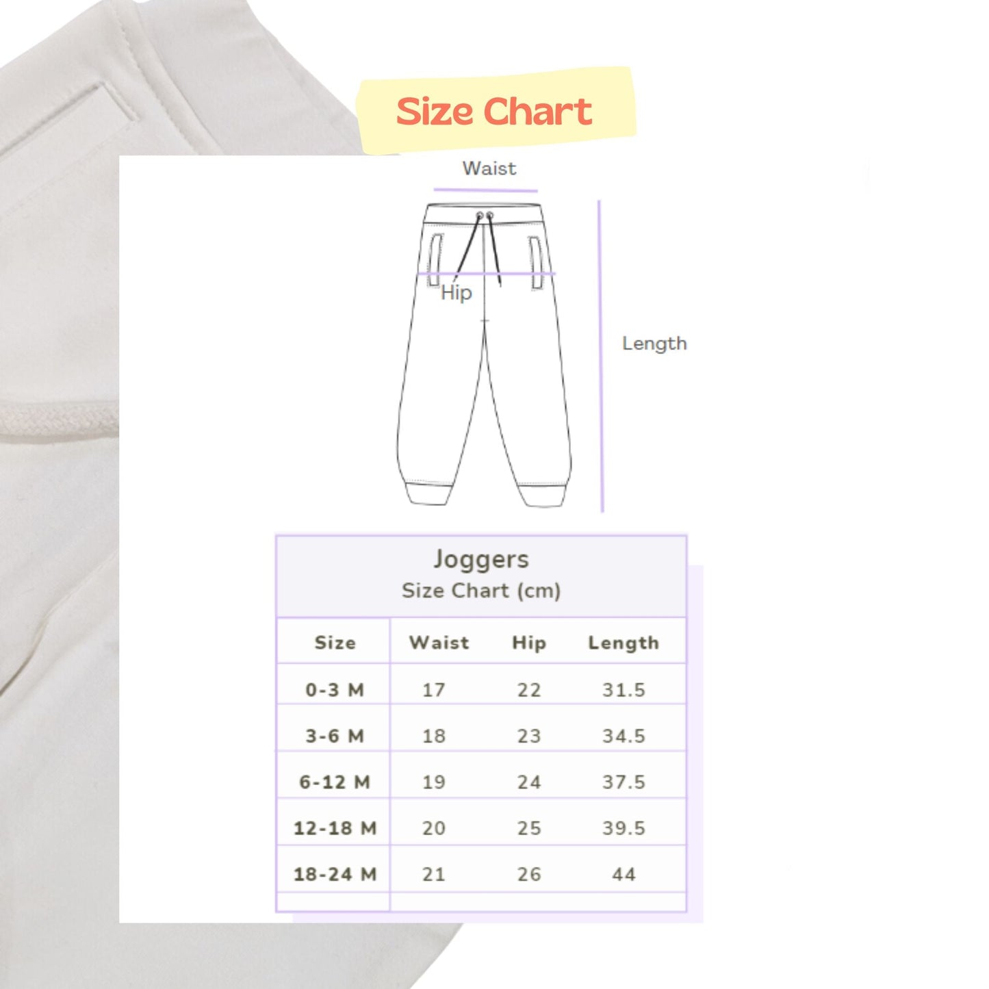 Unisex Joggers - White