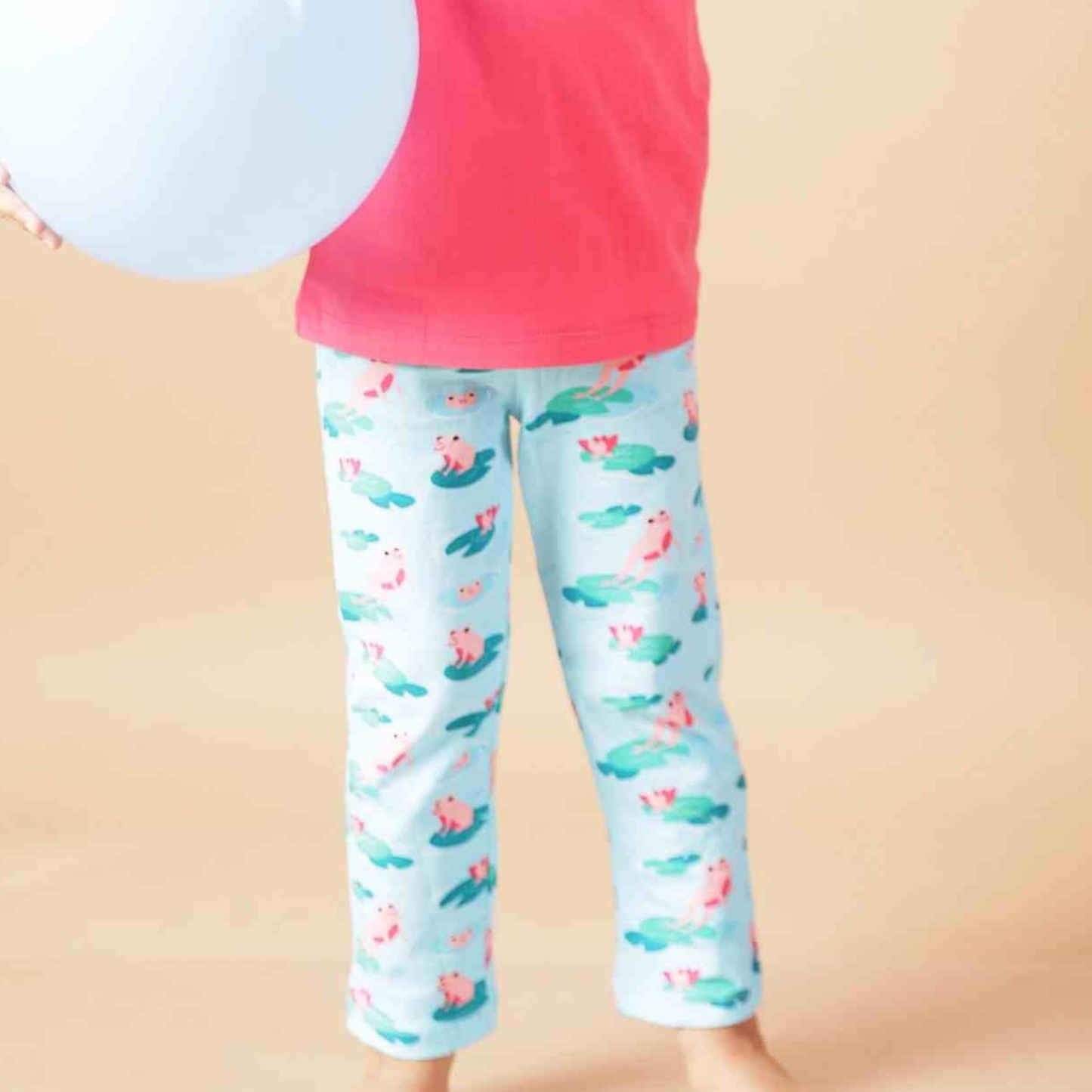 Girl Leggings - Frog & Lotus