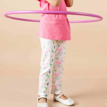Girl Leggings - Flamingo Forest